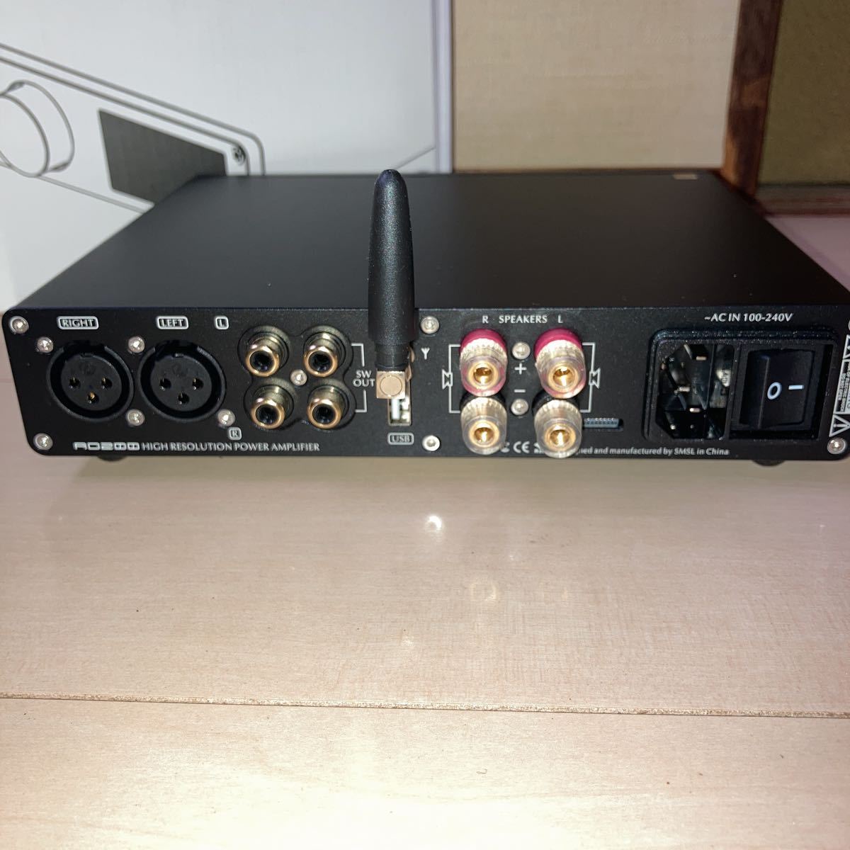 美品最終 S.M.S.L AO200 デジタルパワーアンプ AO200 SMSL デジタルパワーアンプ S 150W×150W S.M.S.L L M 美品