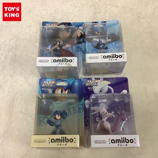 1円〜 未開封含 amiibo アミーボ 大乱闘スマッシュブラザーズ ロックマン ミュウツー 他