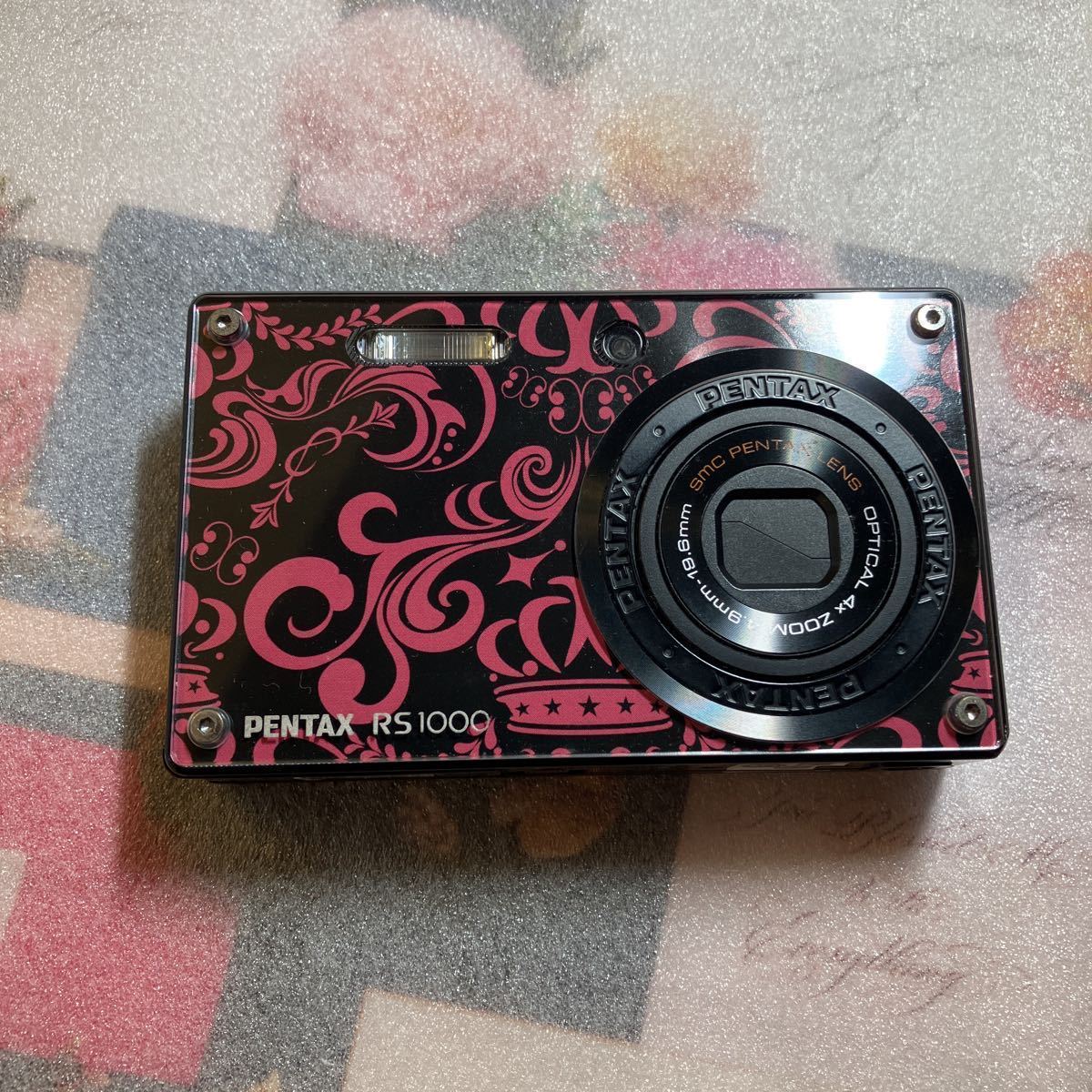 カメラ PENTAX Optio RS1000 デジカメ AF不良 ジャンク 充電器付
