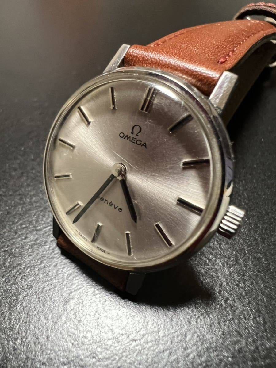 OMEGA オメガ Geneve ジュネーブ 手巻き レディース 腕時計 稼働品 高級 ビンテージ アンティーク 女性 