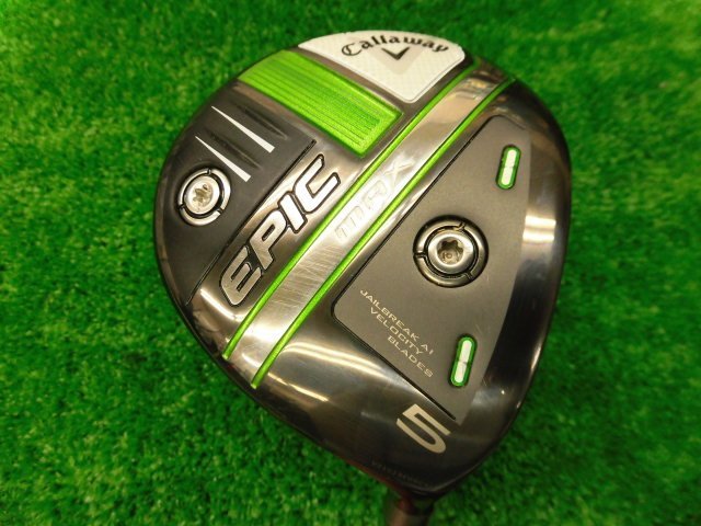 中古品 エピックマックス EPIC MAX 5番ウッド 18度 メーカー純正