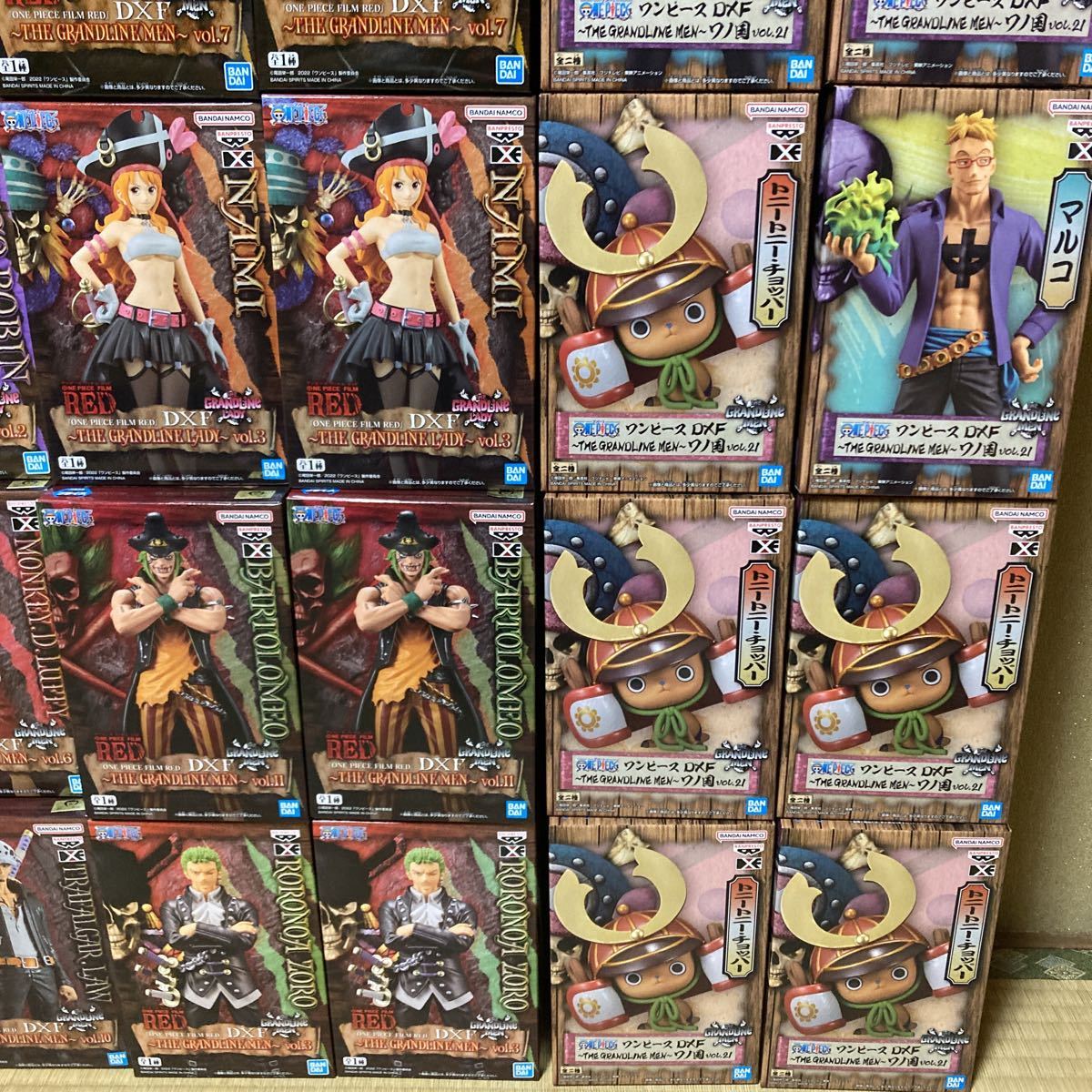 新品未開封　80個　ワンピース ワンピースフィギュア　グラメン　GRANDLINEMEN 国内正規品　チョッパー　ドラゴンボール　 ワンピース 一番くじ |
