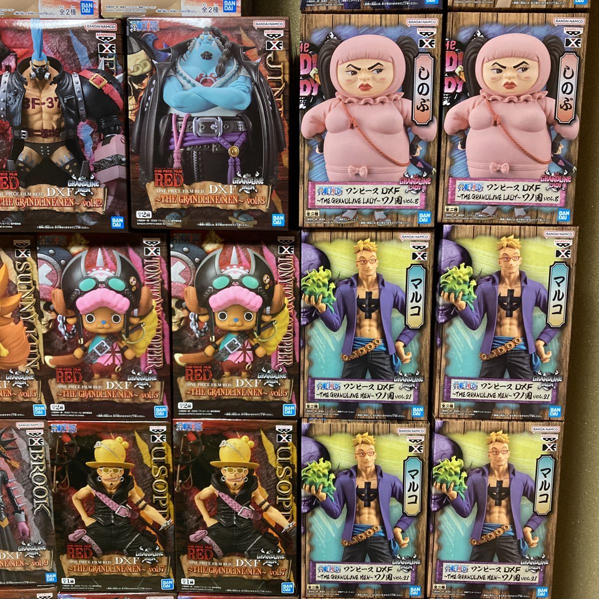新品未開封　80個　ワンピース ワンピースフィギュア　グラメン　GRANDLINEMEN 国内正規品　チョッパー　ドラゴンボール　 ワンピース 一番くじ |