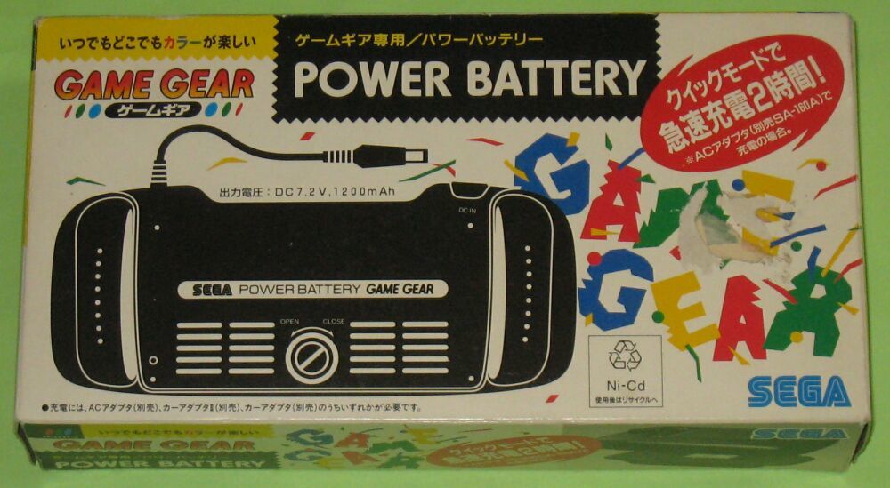 ジャンク◇SEGA ゲームギア専用 パワーバッテリー◇箱説付き SEGA
