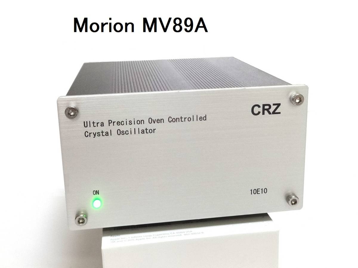 ♪ 10MHzマスタークロック / Morion MV89A二重恒温槽(W OCXO)搭載 / 基準発振器/ 標準で3出力 (50 or 75) / 最大6出力まで増設可能