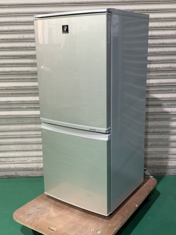 ◇DF17 シャープ 2ドア ノンフロン冷凍冷蔵庫 137L 動作品 SHARP SJ