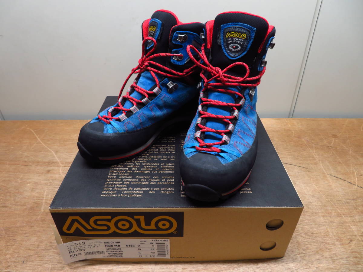 ASOLO アゾロ ELBRUS GV MM エルブルース トレッキングシューズ 27cm 管理4tr0113P
