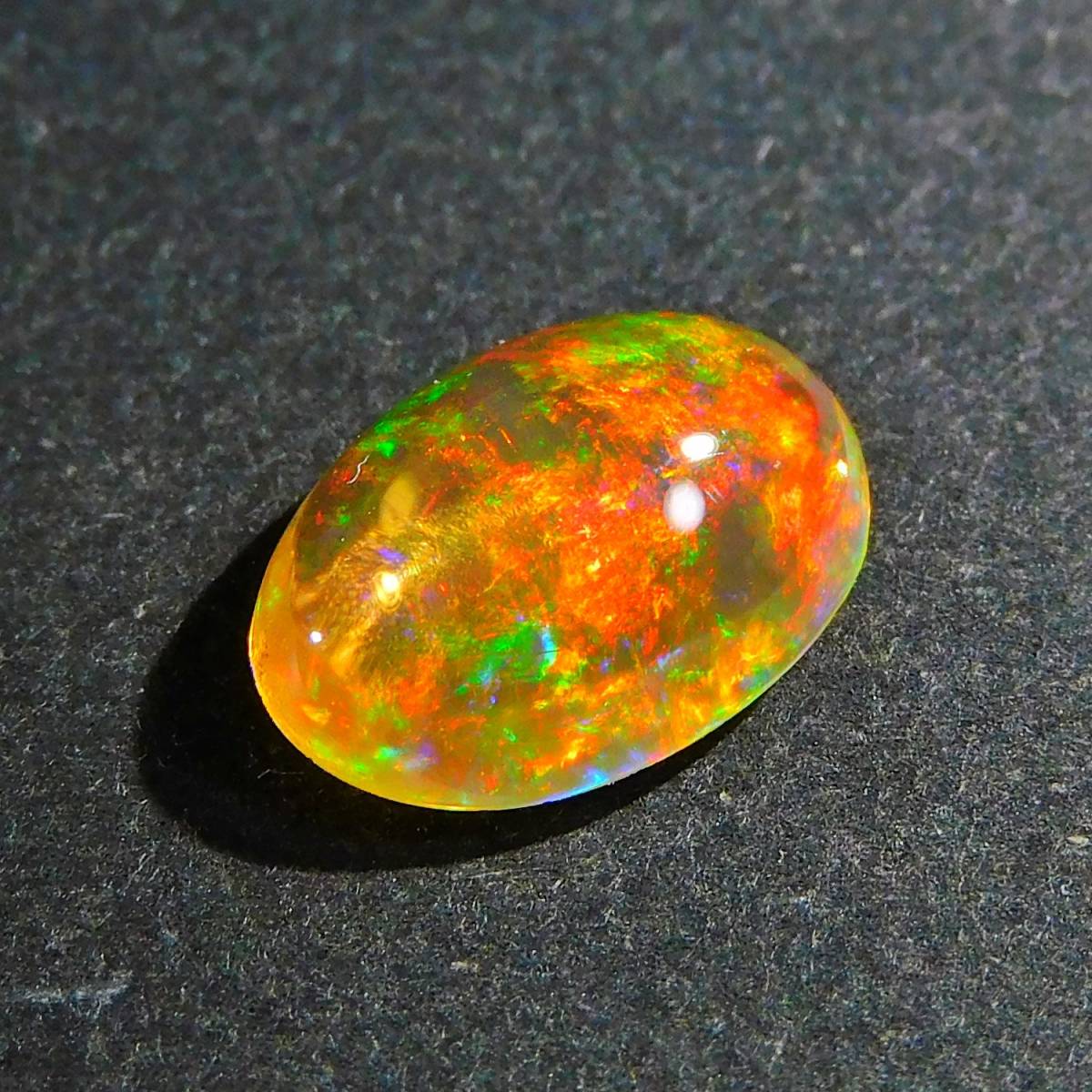天然ファイアオパール メキシコ産 2.095ct 欧泊 裸石 宝石 ジュエリー