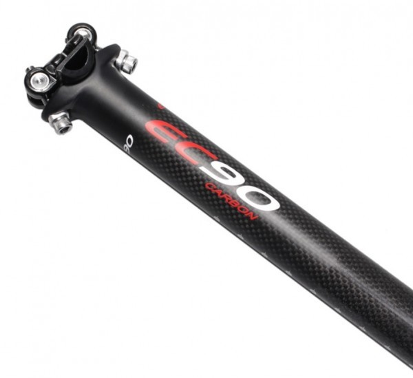 051【即決送込】EC90カーボンシートポスト31.6φ×350　225g新品