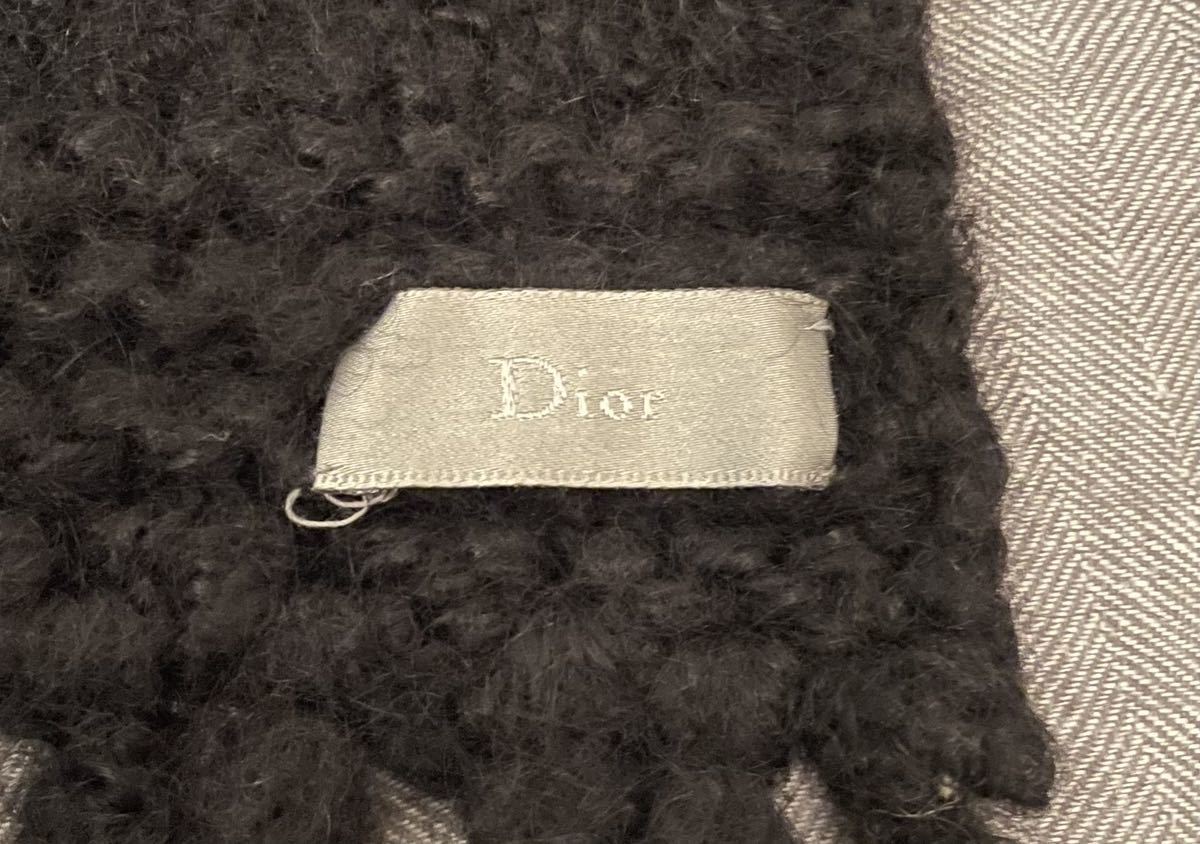 ディオールオム 07AW エディ期ラスト ロングマフラー ディオールオム 07AW エディ期ラスト ロングマフラー DIOR HOMME