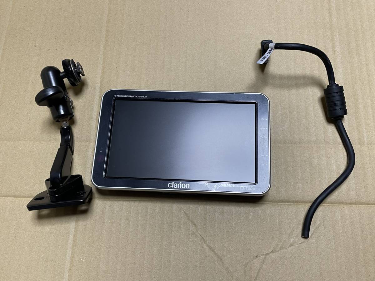 バックモニター☆CJ-7000☆clarion☆クラリオン☆24V-12V☆作動確認済
