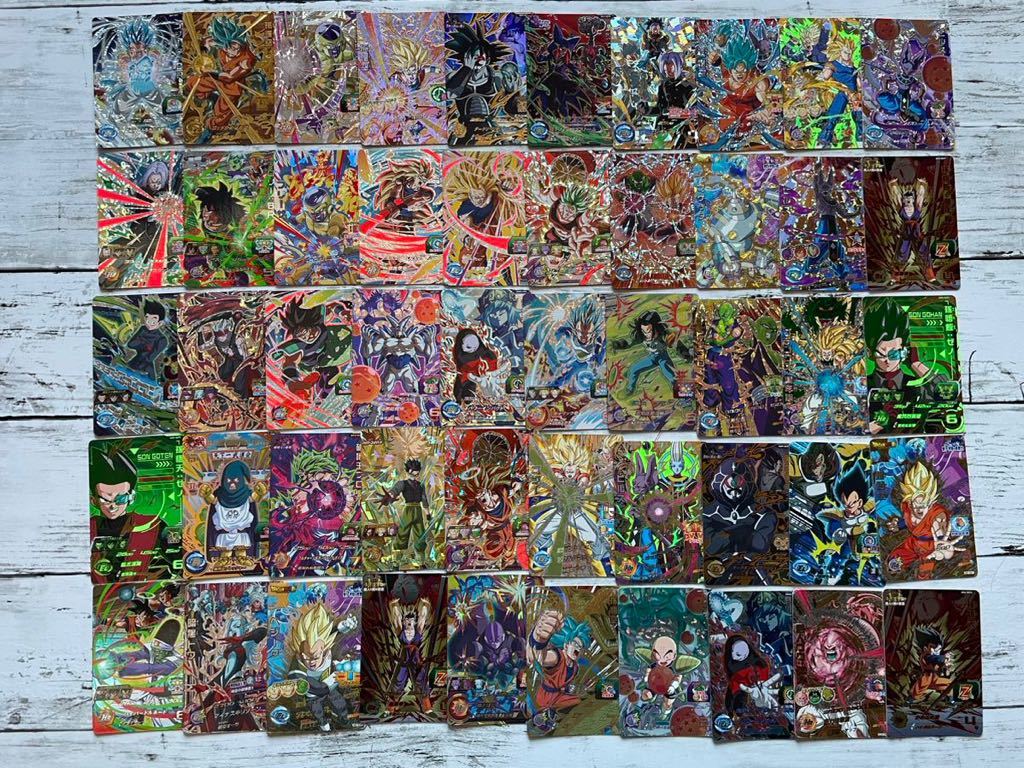 スーパードラゴンボールヒーローズ CP キャンペーンのみ！大量まとめ売りセット50枚　孫悟空　悟飯