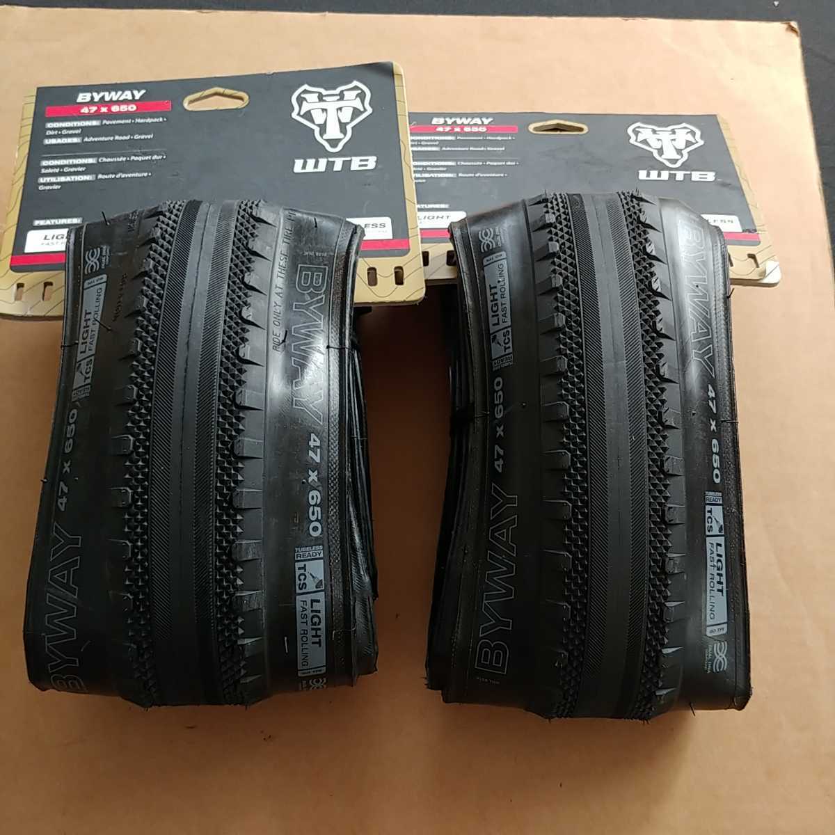 新品!! WTB BYWAY 47×650b 2本セット