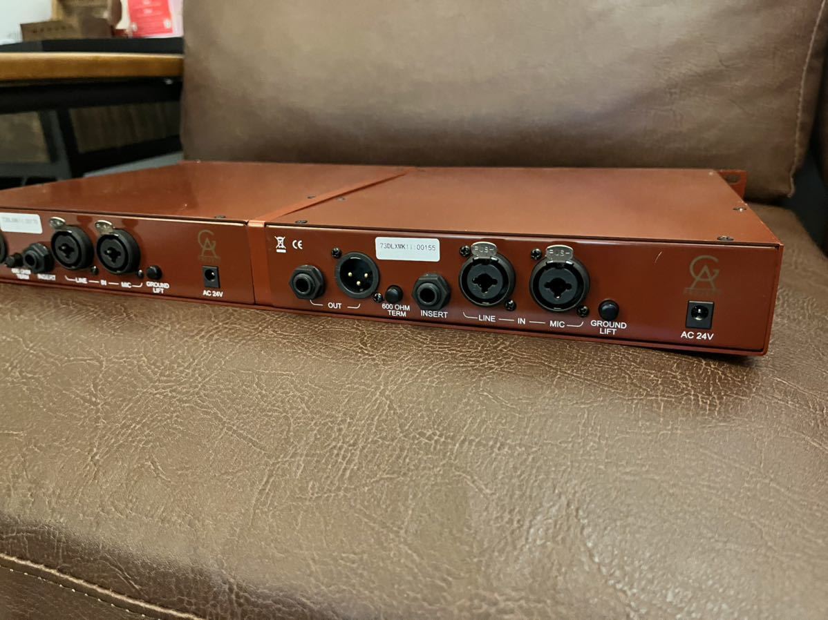完動美品】PRE-73 DLX MK2 2ch Golden Age Project マイクプリ NEVE 