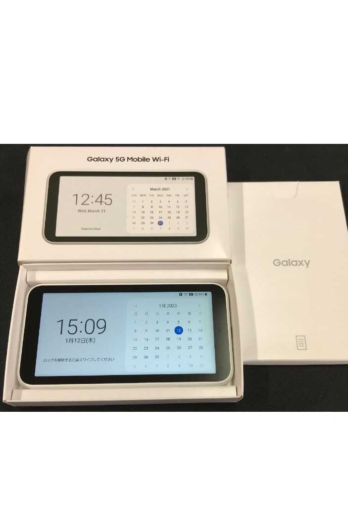 Galaxy 5G Mobile Wi-Fi SCR01 White SAMSUNG Galaxy 5G Mobile Wifi