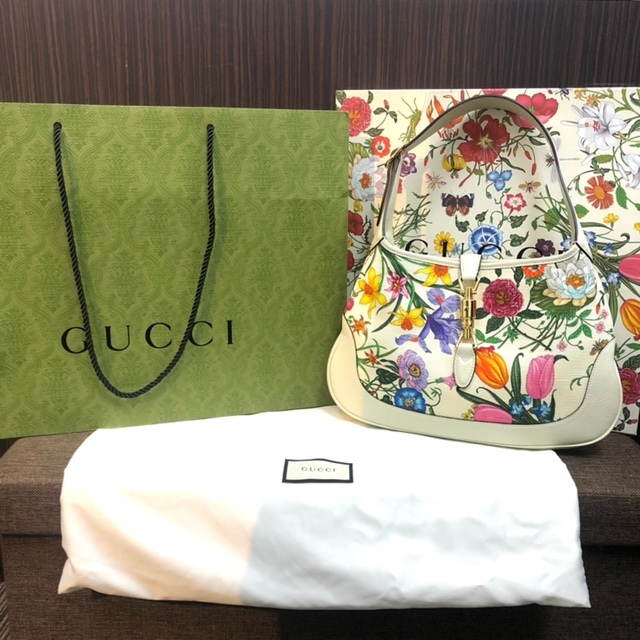 グッチ ニュージャッキー フローラ ワンショルダーバッグ