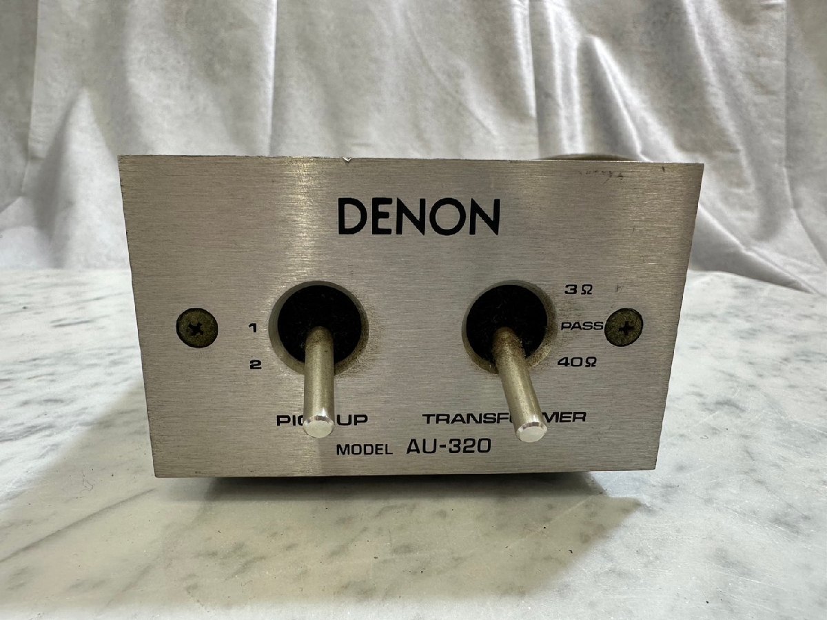 □t2073 ジャンク☆DENON デノン AU-320 昇圧トランス