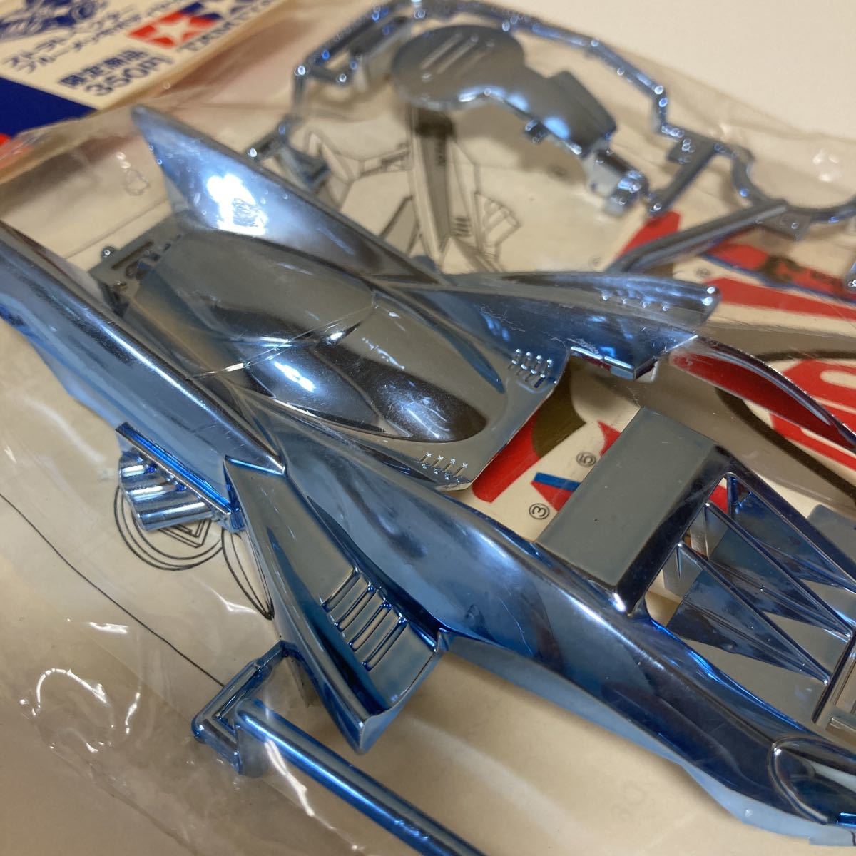 希少 スーパー ミニ四駆 ストラトベクター ブルーメッキボディセット