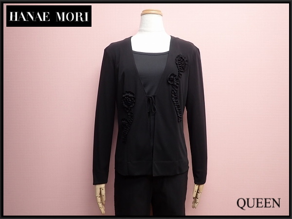 HANAE MORI カーディガン・M△ハナエモリ/@B1/23*1*4-27