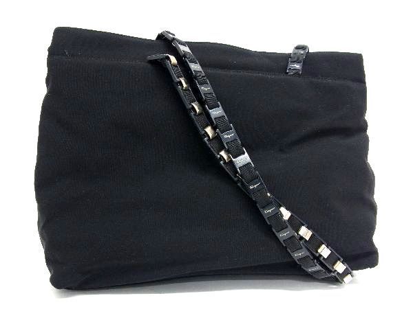 1円□美品□Salvatore Ferragamo フェラガモ AU-21 8803 ヴァラ 