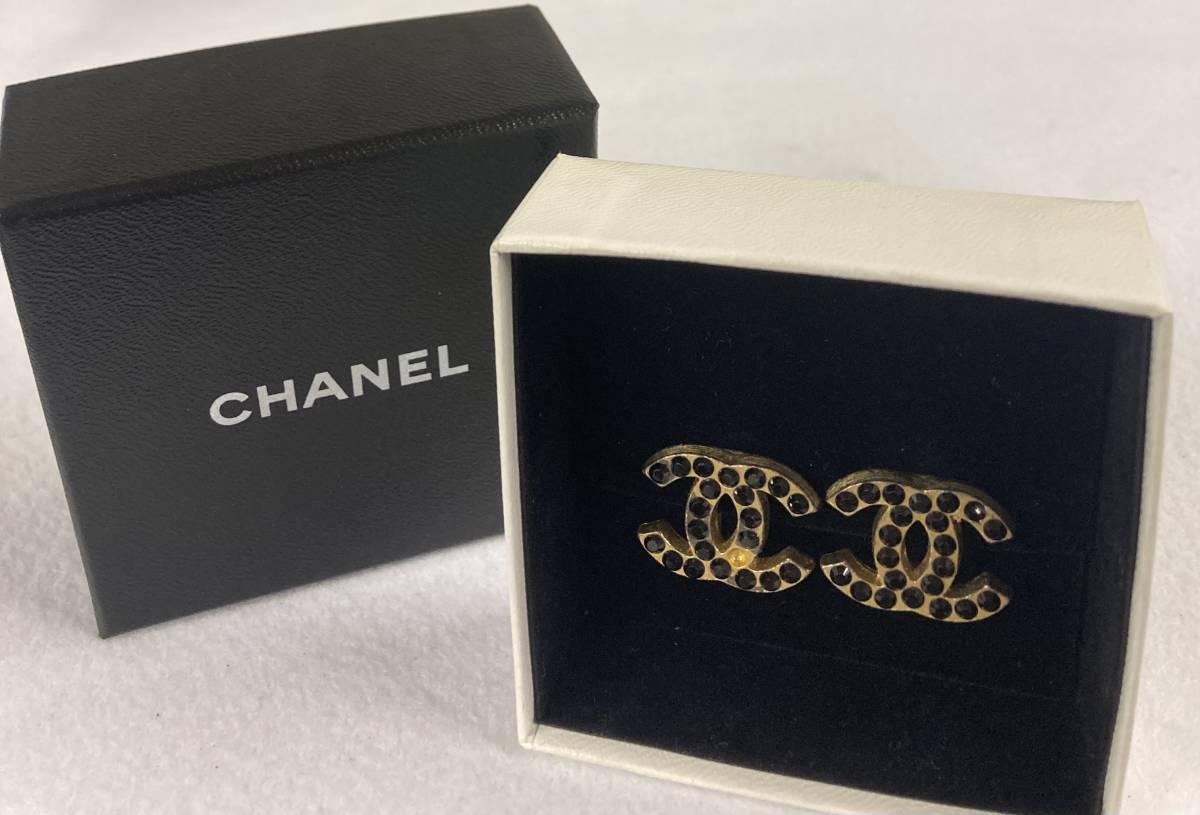 1円スタート！シャネル CHANEL ココマーク キラキラ イヤリング