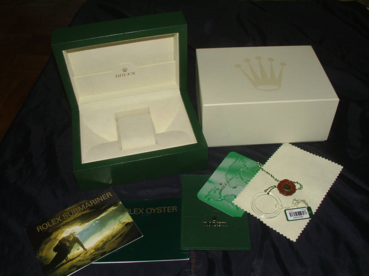 □本物ROLEXサブマリーナBOX＆付属品一式16613□ロレックス箱.ボックス