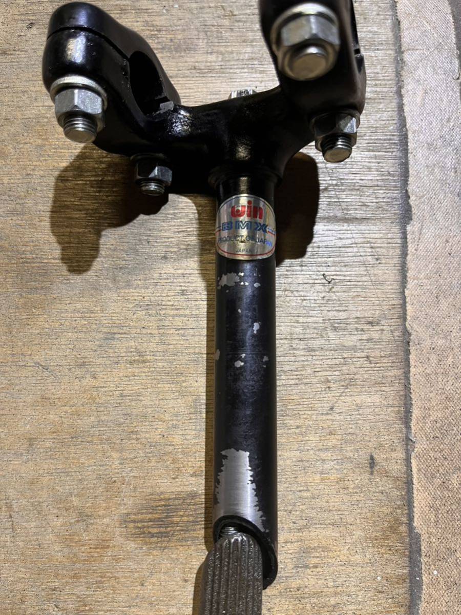ダブルクランプ ステム ビンテージ oldbmx oldmtb double clamp stem
