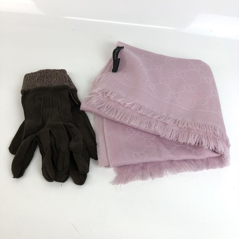 GUCCI GIVENCHY グッチ ジバンシー マフラー ストール 手袋 セット まとめ売り レディース ブランド