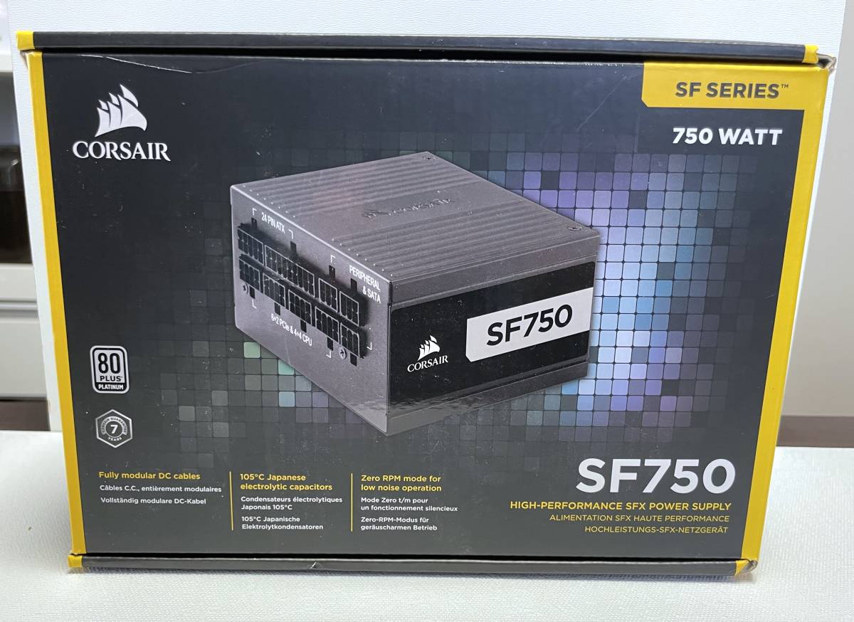 Corsair SF750 PC電源ユニット 80PLUS PLATINUM Corsair SF750