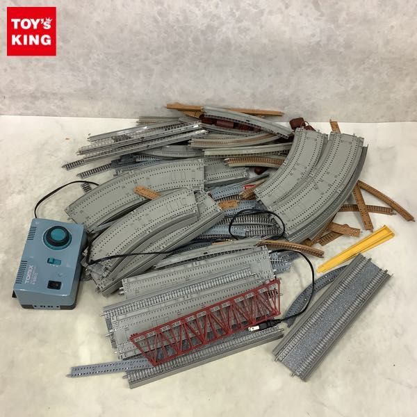 1円〜 訳あり ジャンク TOMIX Nゲージ 5502 TCS パワーユニット 直線線路 陸橋 他