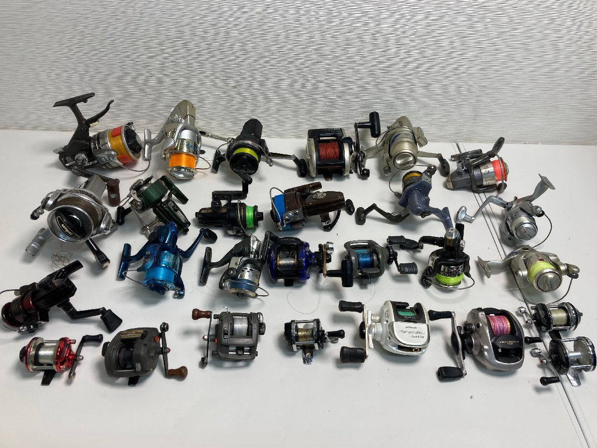 16個ジャンクリール SHIMANO DAIWA などまとめ売り Daiwa ダイワ