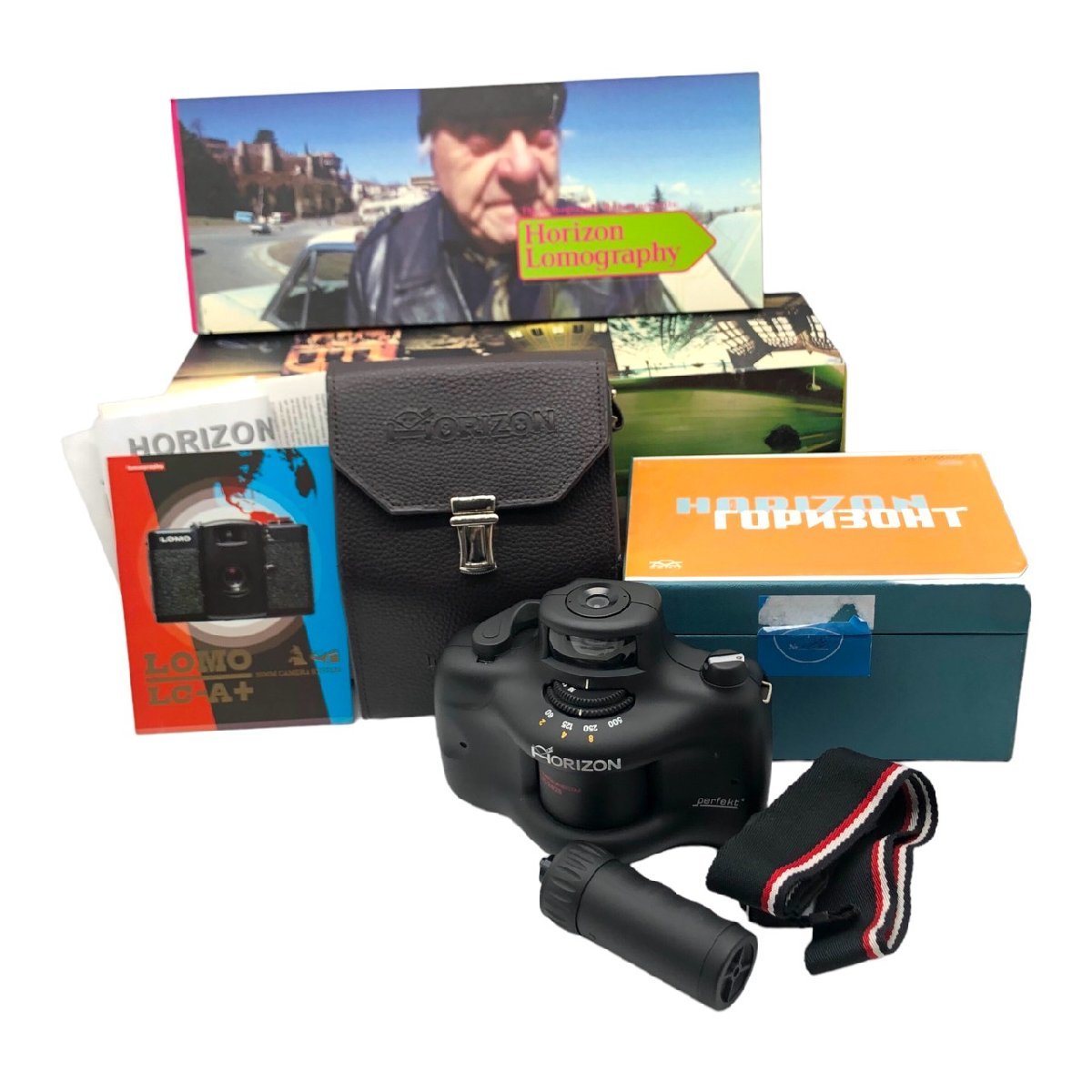 動作確認済み HORIZON ホライゾン Perfekt パーフェクト フィルムカメラ パノラマカメラ 35mm 元箱付き