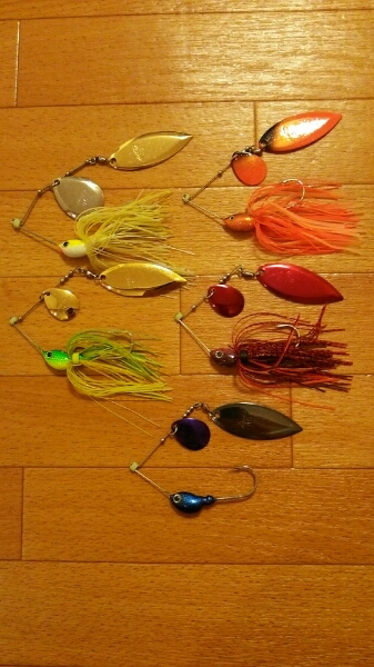 ノリーズ クリスタルＳ 1/2oz 3/4oz 5個セット スピナーベイト_1