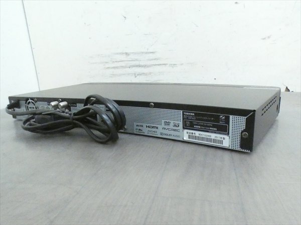 500GB☆17年☆東芝/REGZA☆HDDBDレコーダー☆DBR-W507☆2番組同時録画