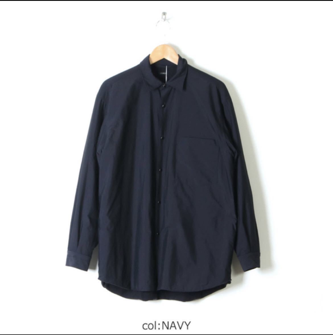 20AW comoli コモリ ナイロンシャツ ジャケット 2 コモリシャツ