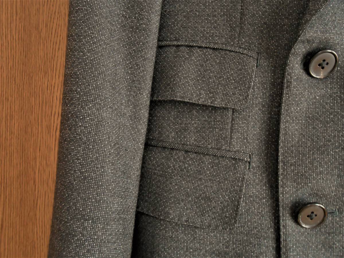 格安☆LORO PIANA ダブルスーツ チャコールグレー A4 ロロ・ピアーナ