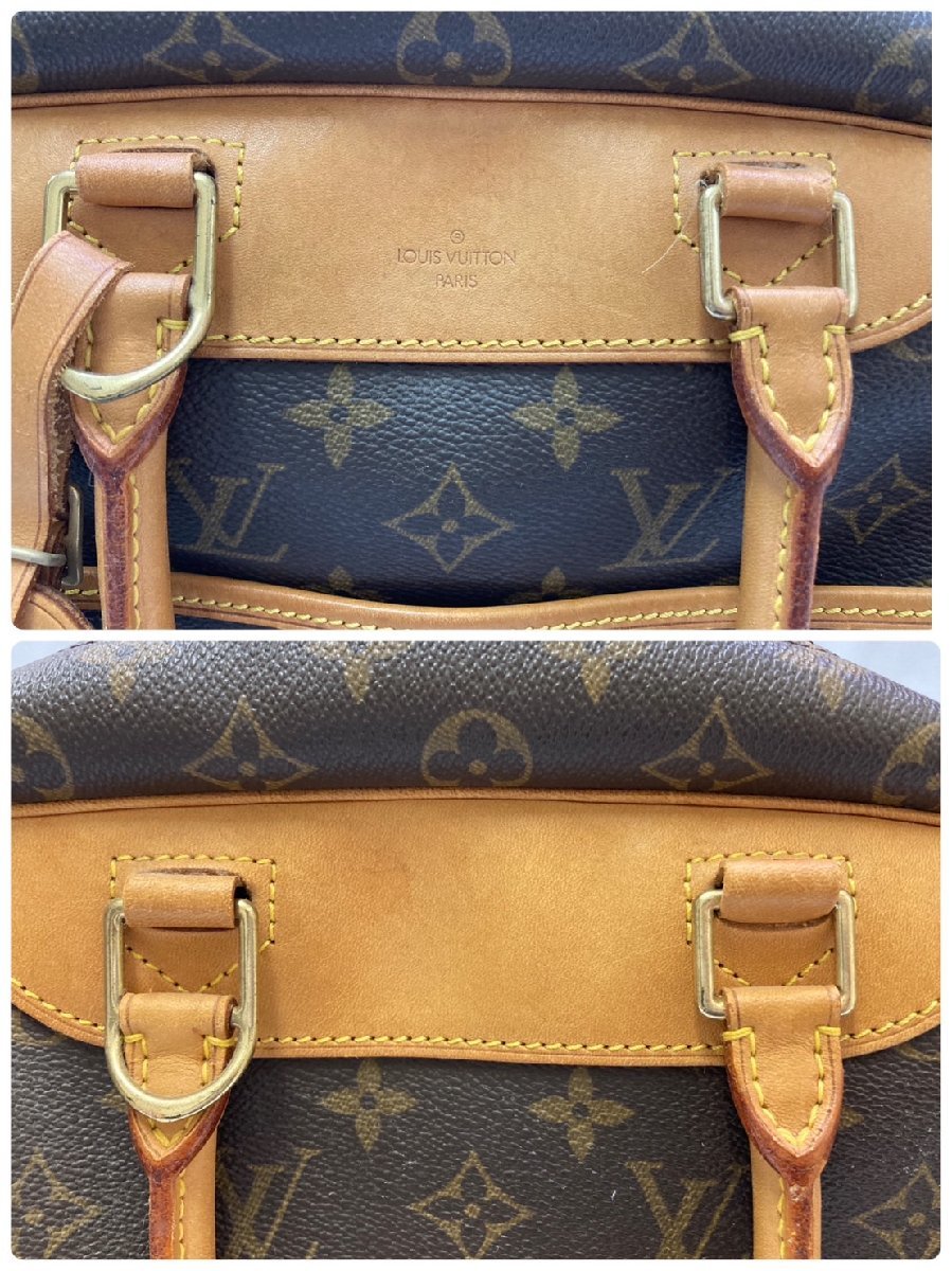 【ネームタグ付き】ルイヴィトン ドーヴィル モノグラム ハンドバッグ ネームタグ付き】ルイヴィトン ドーヴィル モノグラム ハンドバッグ