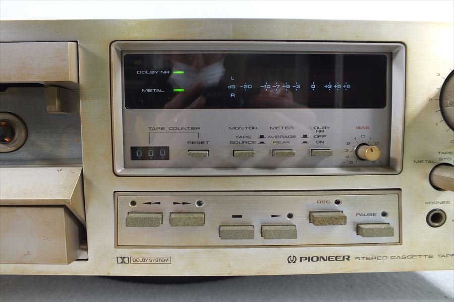 SK][S543612] ○PIONEER パイオニア カセットデッキ CT-7 PIONEER