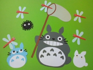 壁面飾り トトロ風 秋 とんぼ 保育園 幼稚園 施設 C その他 売買されたオークション情報 Yahooの商品情報をアーカイブ公開 オークファン Aucfan Com