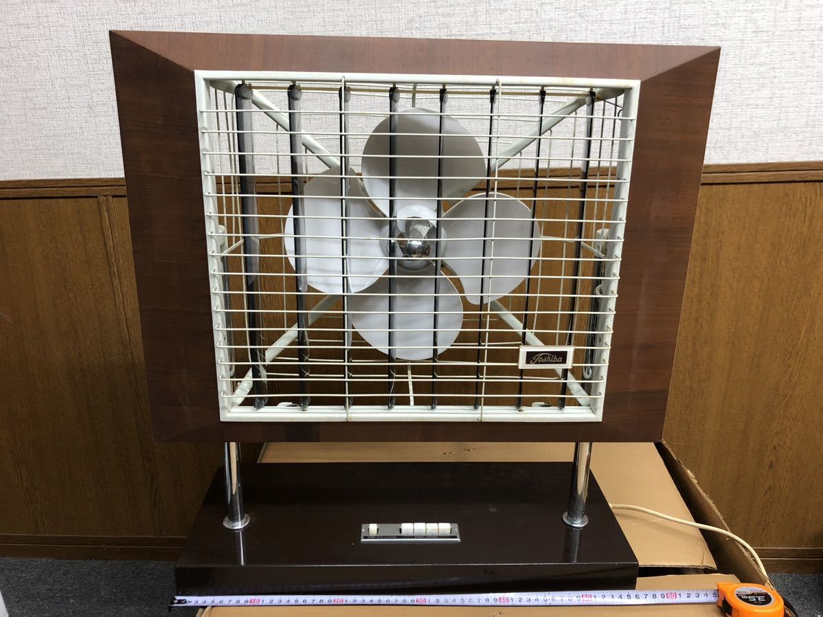 Y1096 中古 昭和レトロ 東芝 Toshiba 扇風機 HO-30A 回転可 4枚羽根