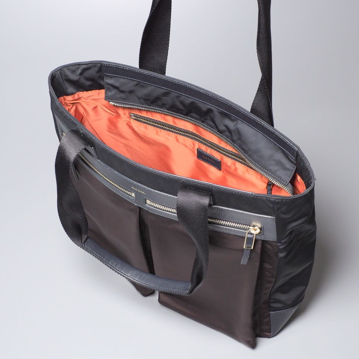 GM5854//*ポールスミス/Paul Smith*ナイロン×レザー/トートバッグ