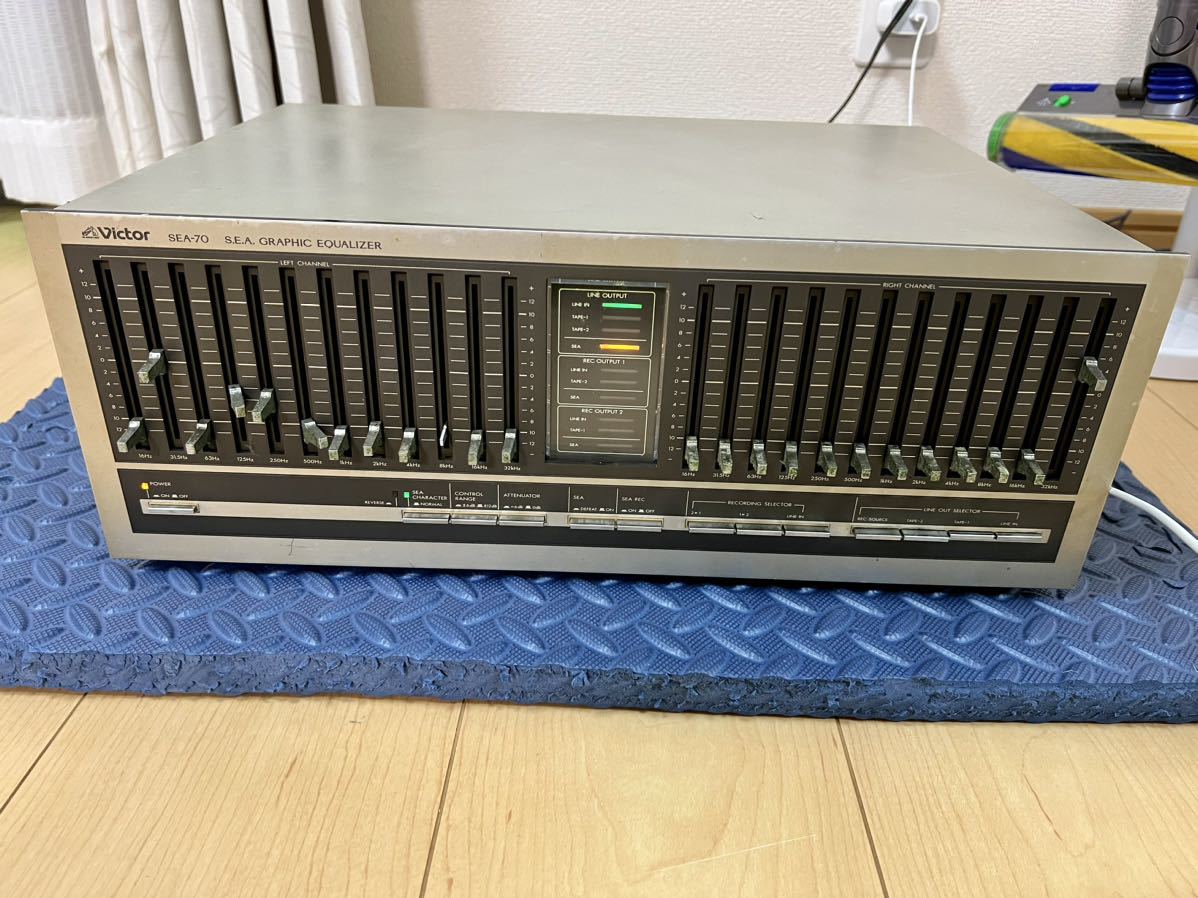 1円スタート Victor ビクター SEA-70 イコライザー 通電確認済