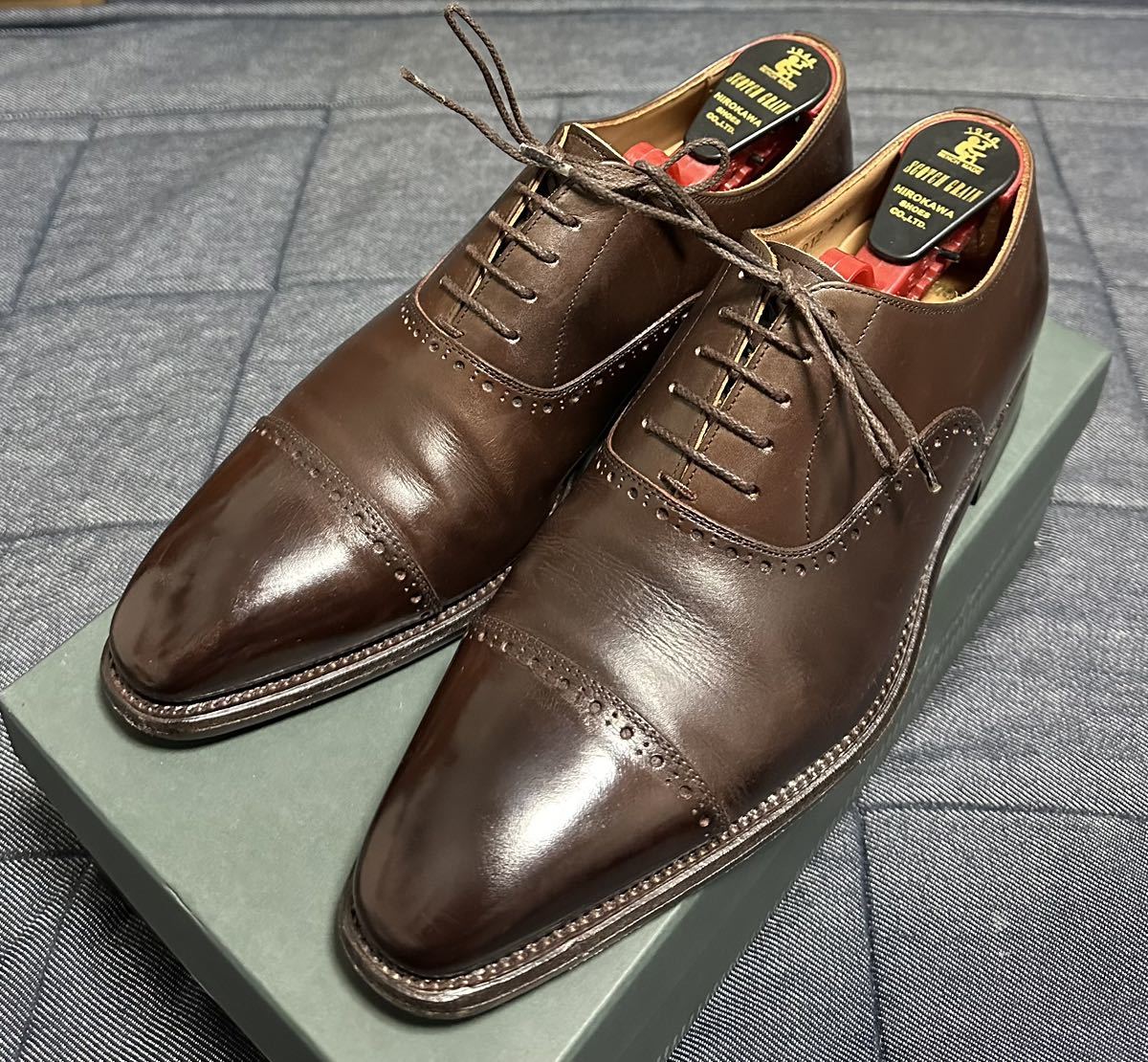 SCOTCH GRAIN 24㎝　ブラウン HOT，得価】 【着用回数5回程度】Scotch Grain スコッチグレイン 上野