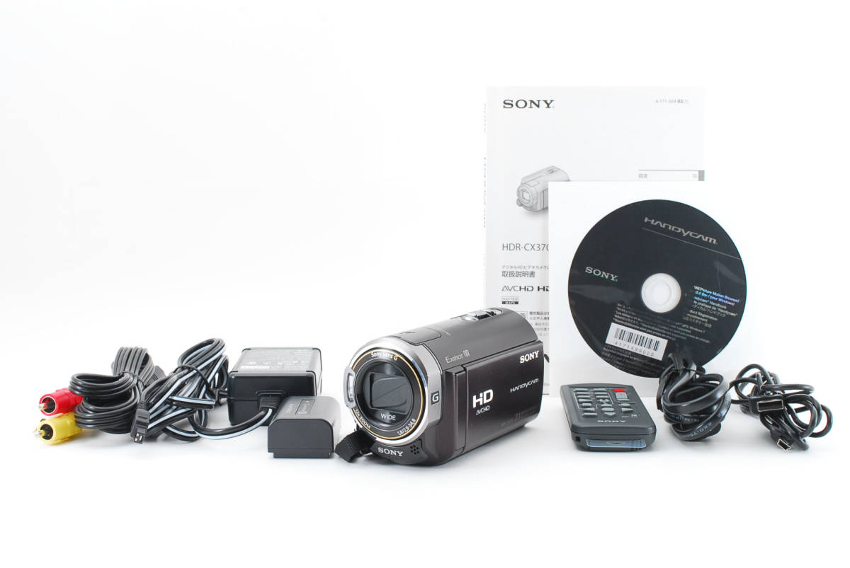 SONY ソニー ハンディカム HDR-CX370V T ブラウン デジタルビデオ