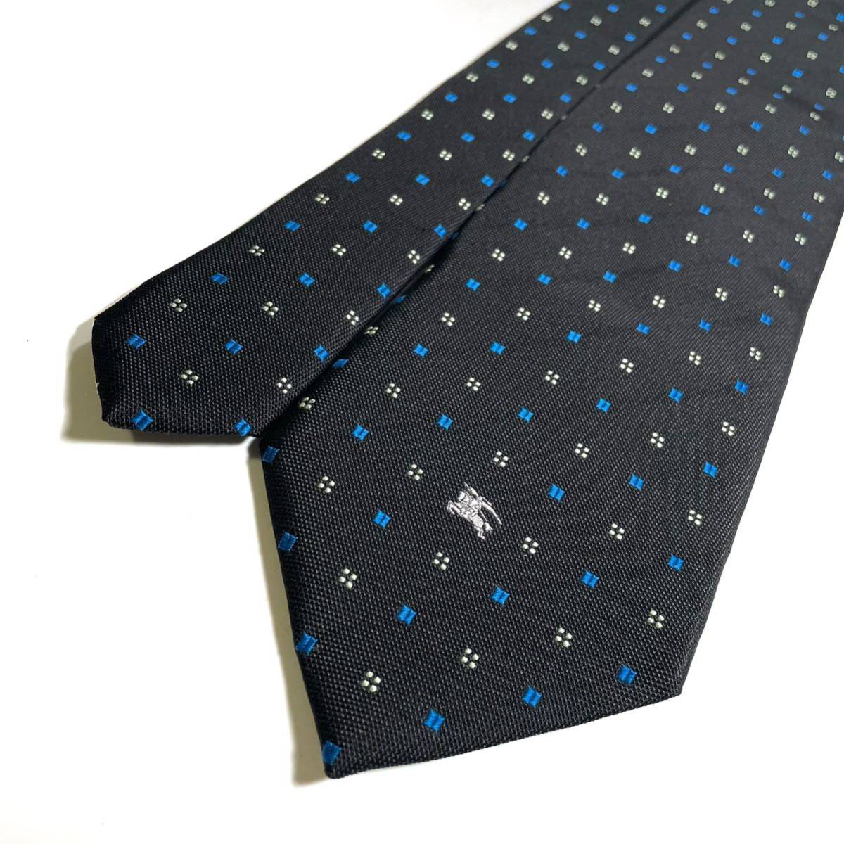 7)☆バーバリーブラックレーベル☆ネクタイ/27 バーバリーブラックレーベル ブランド ネクタイ ドット柄 シルク バーバリーブラックレーベル　ネクタイ