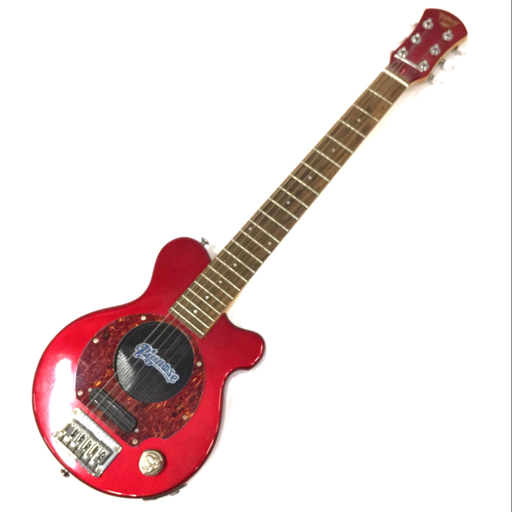 ピグノーズ エレキギター ミニギター PGG-100 レッド RED 純正ソフト