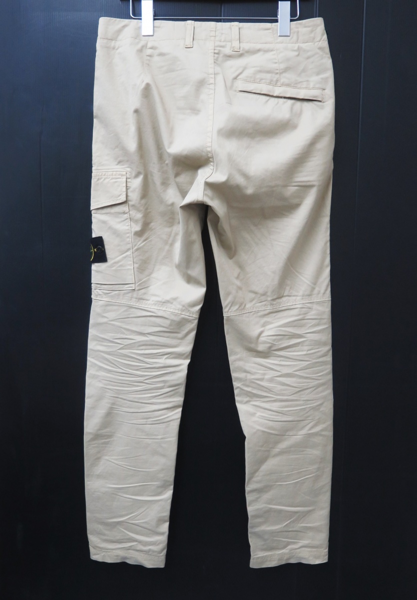 STONE ISLAND カーゴパンツ ホワイト アーカイブ ワッペン｜メンズ