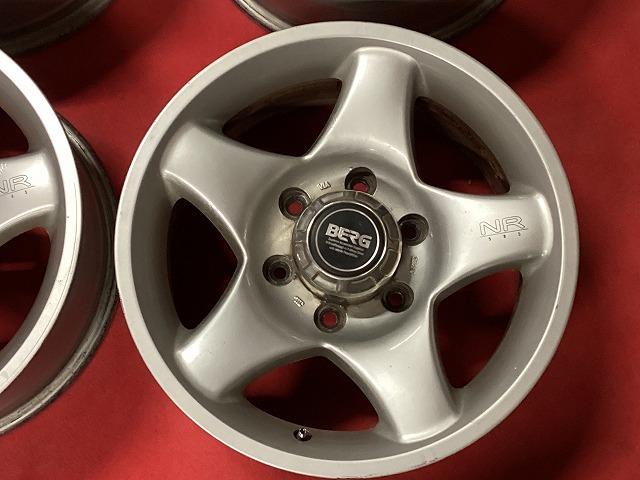 BS NR595 16インチアルミホイール 16x7J+20 PCD139.7 6穴 a-2156 K1-3 