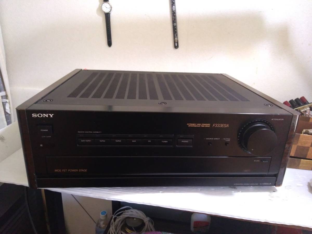 SONY プリメインアンプ TA-F333ESA 残念ながらジャンク 一般 家電、AV