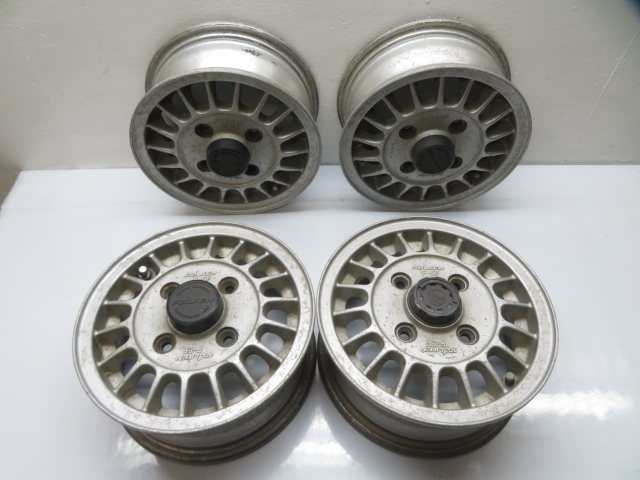 38856 古い 当時物 10インチ FALKEN ファルケン 4穴 4本 ホイール 